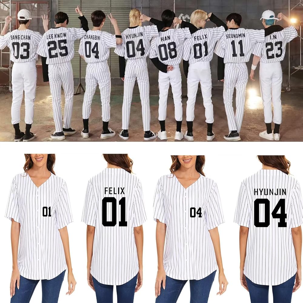 アイドル UNIFORM T-SHIRT Felix UNIFORM SHIRT - Felix / Stray Kids『Stray Kids World Tour